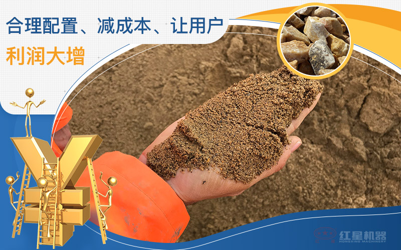 建筑用砂配置的機(jī)制沙石設(shè)備一套多少錢，附現(xiàn)場案例視頻